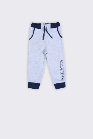 BOYS TROUSER - GREY HTR