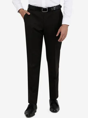 Brown Solid Classic Fit Formal Trouser | JadeBlue