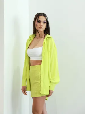 Buton Down Over Sized Shirt