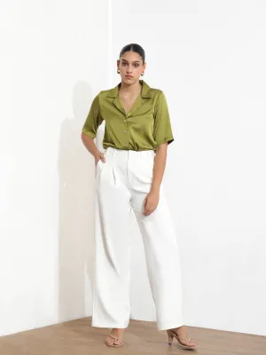 Button Down Camp Collar Shirt