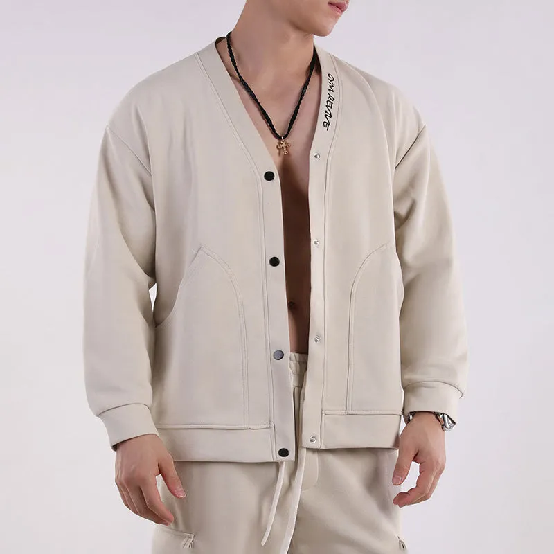 Button Down Cardigan Set