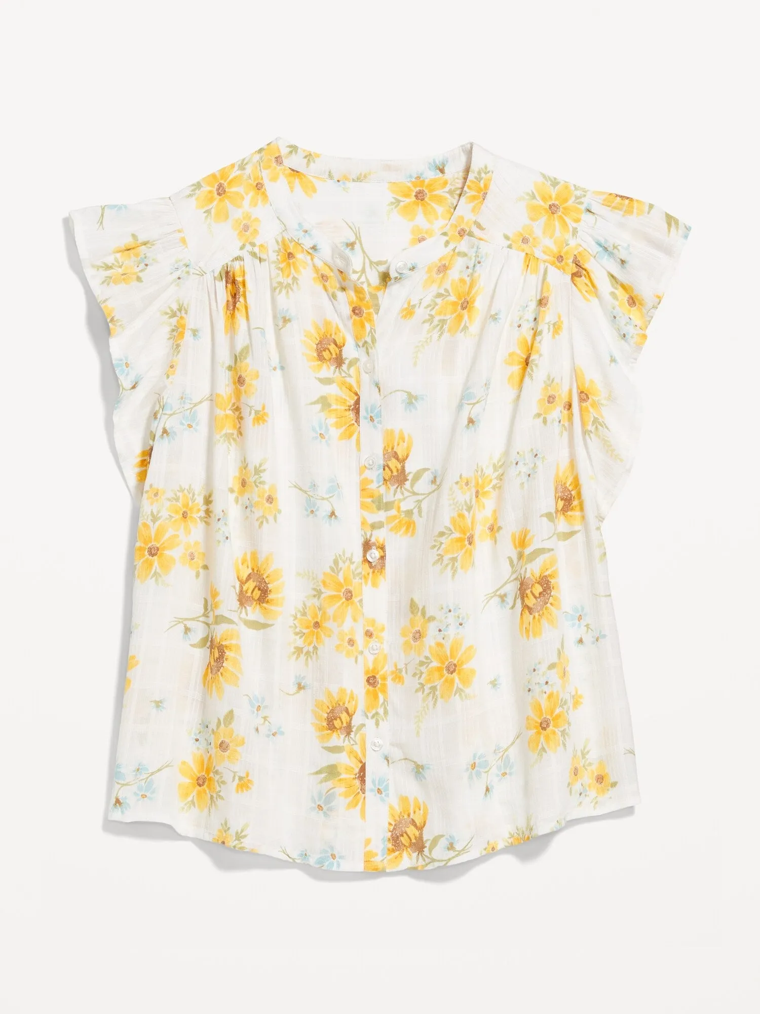 Button-Down Floral Shirt