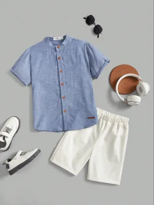 Button down shirt pink| Boys' Casual Comfortable Button Down Shirt