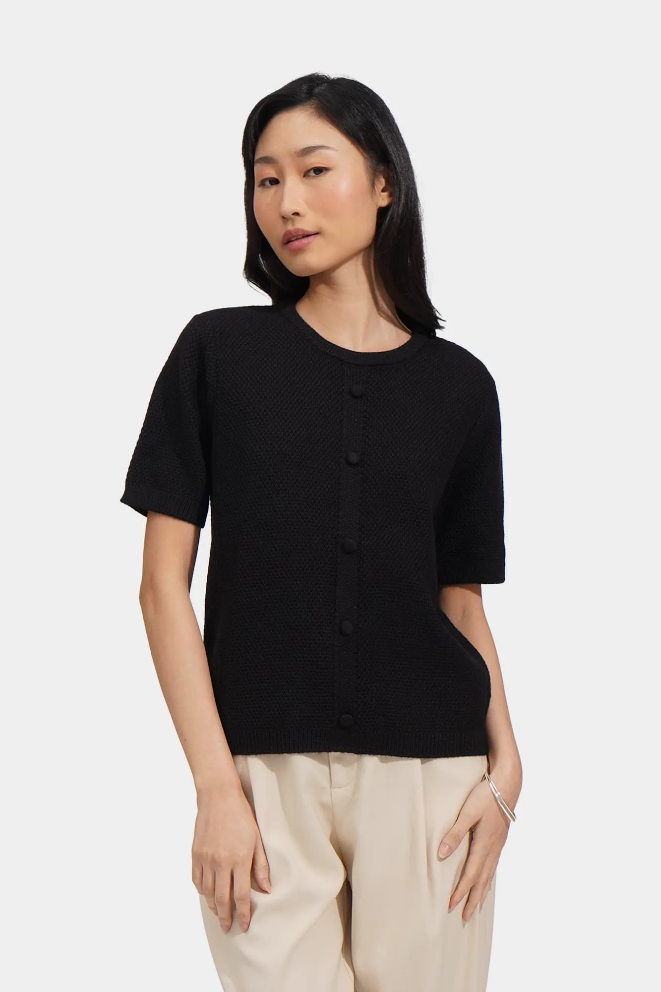 Button Down Tee