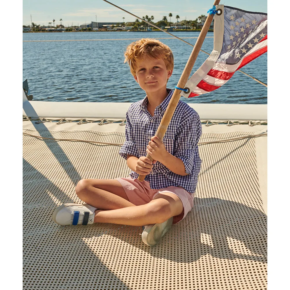 Buttondown Shirt -- Navy Soft Check