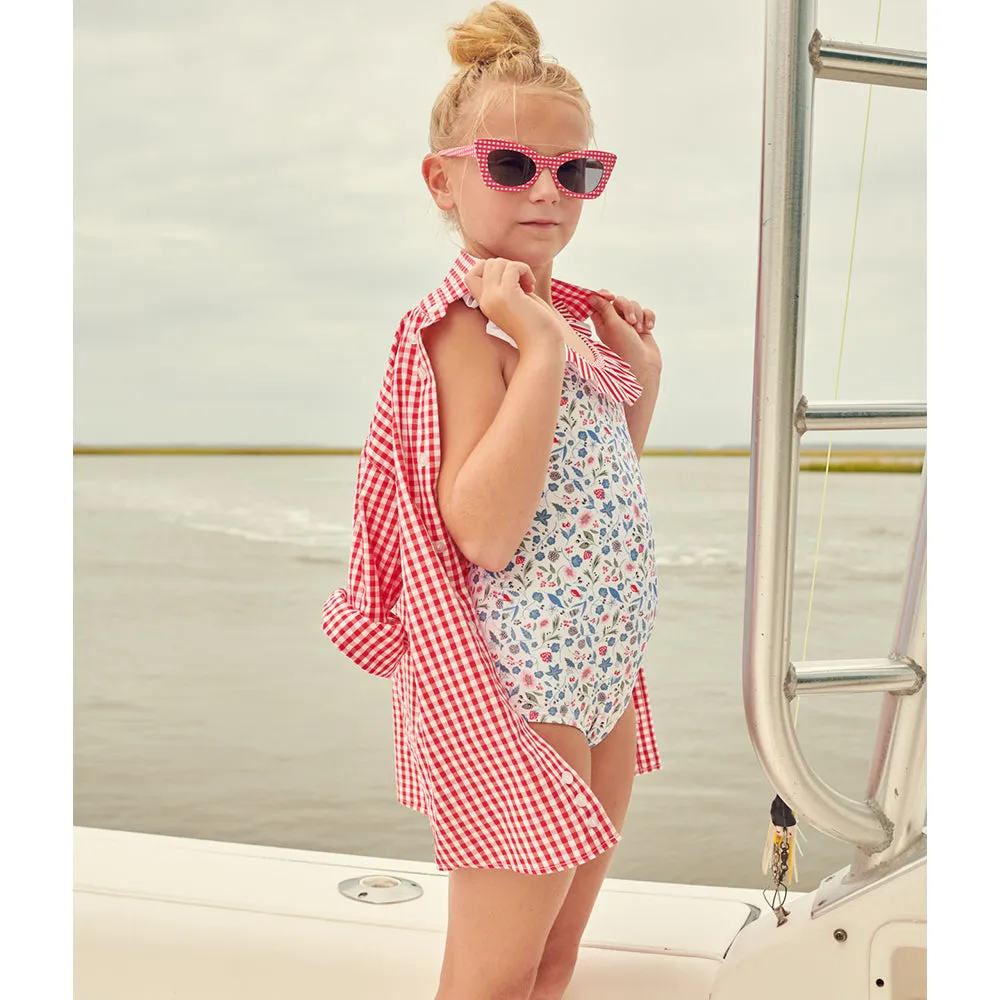 Buttondown Shirt -- Red Soft Check
