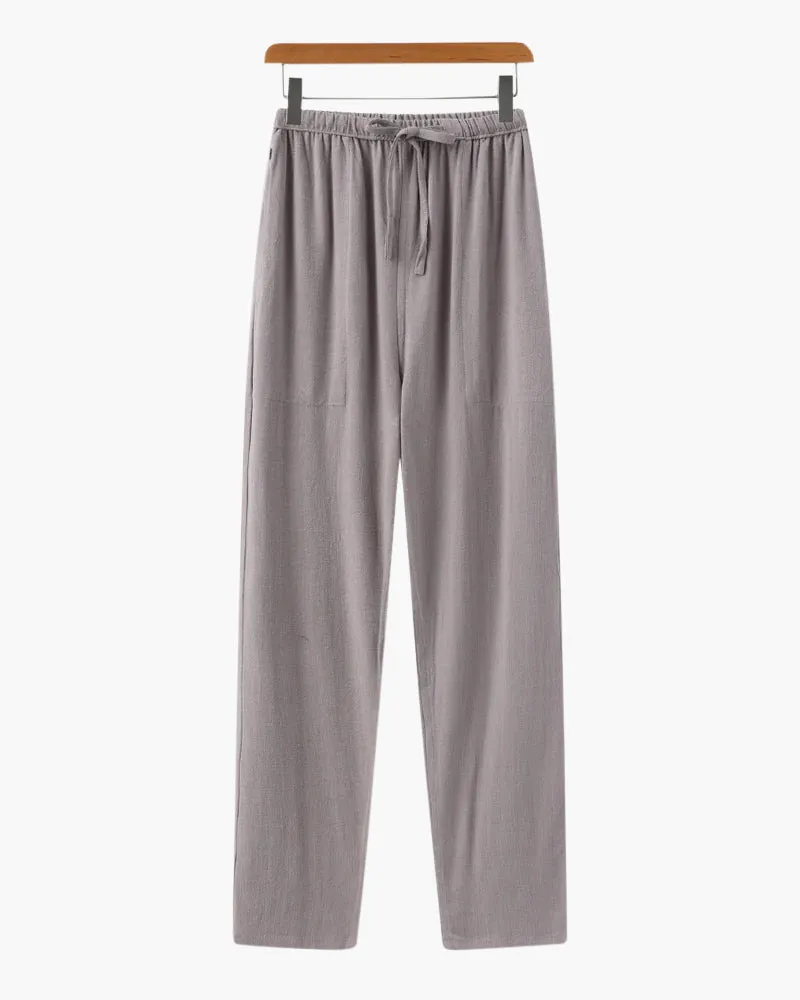 CALIZÉ | Linen Slim-Fit Trousers