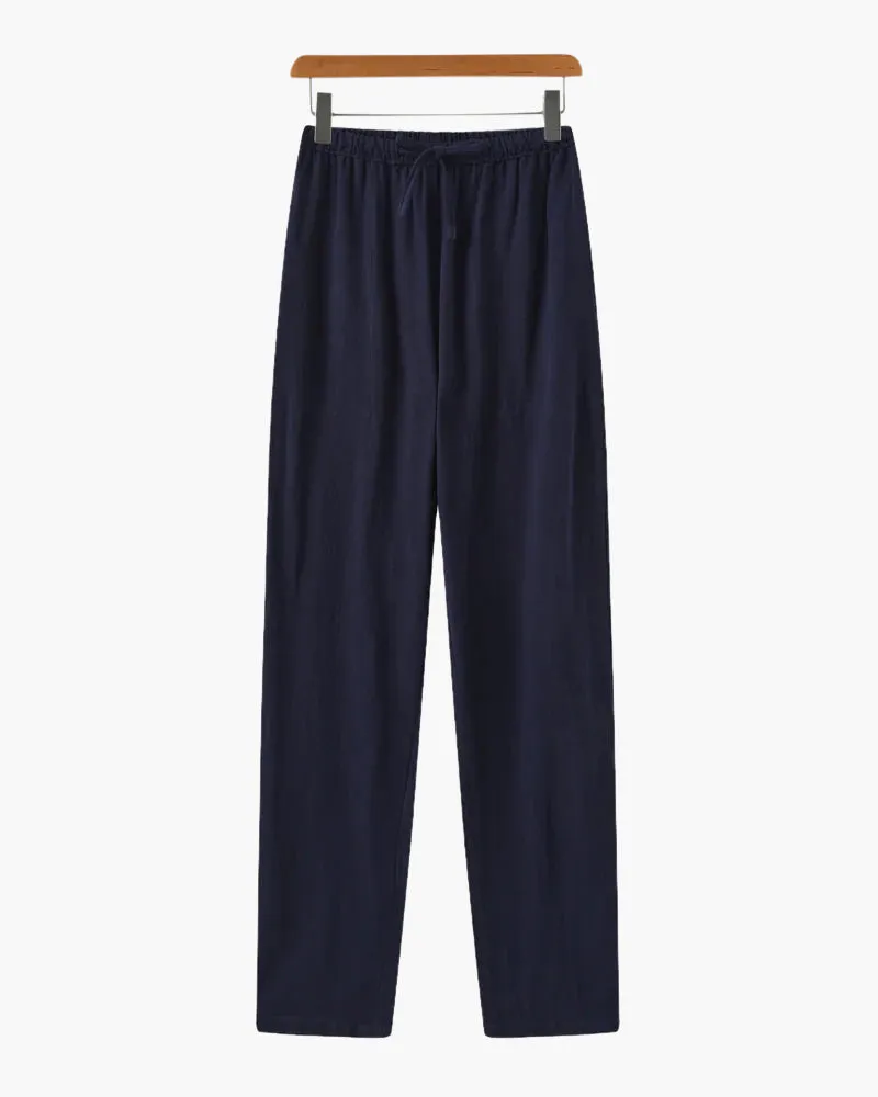 CALIZÉ | Linen Slim-Fit Trousers