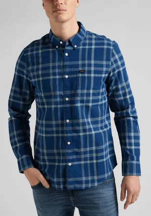 Camisa Hombre Button Down Mint Blue