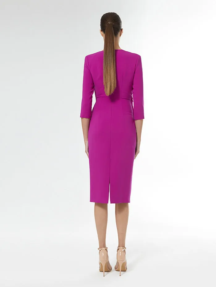 Carla ruiz Crossed midi dress