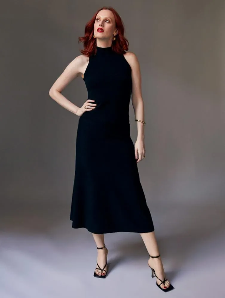 Cashmere Sleeveless Mockneck Top