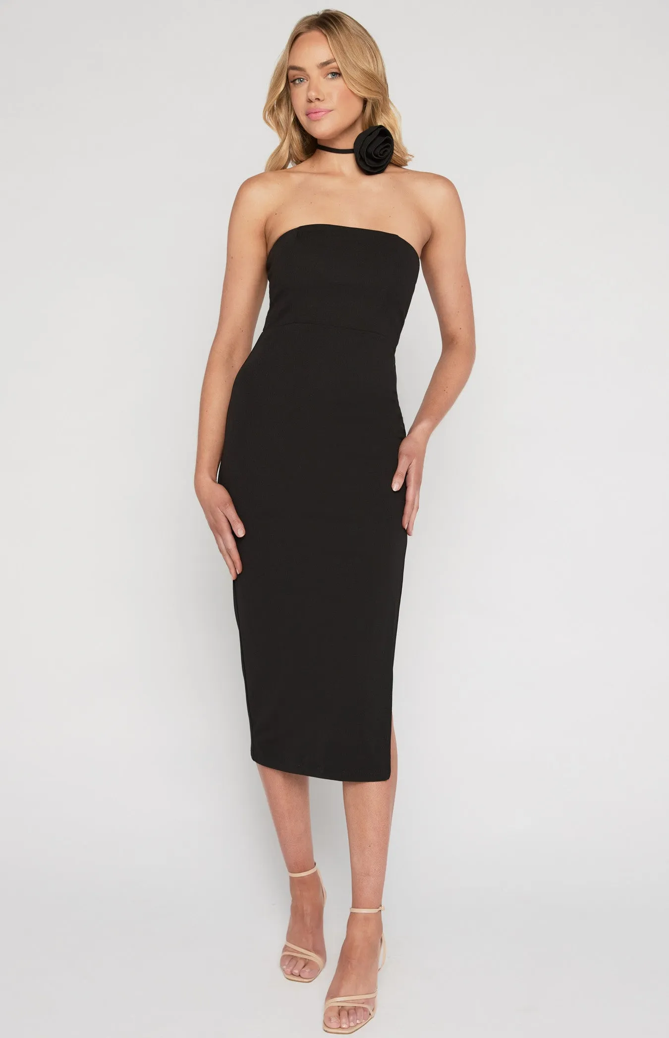 CATHERINE ROSE TIE DRESS