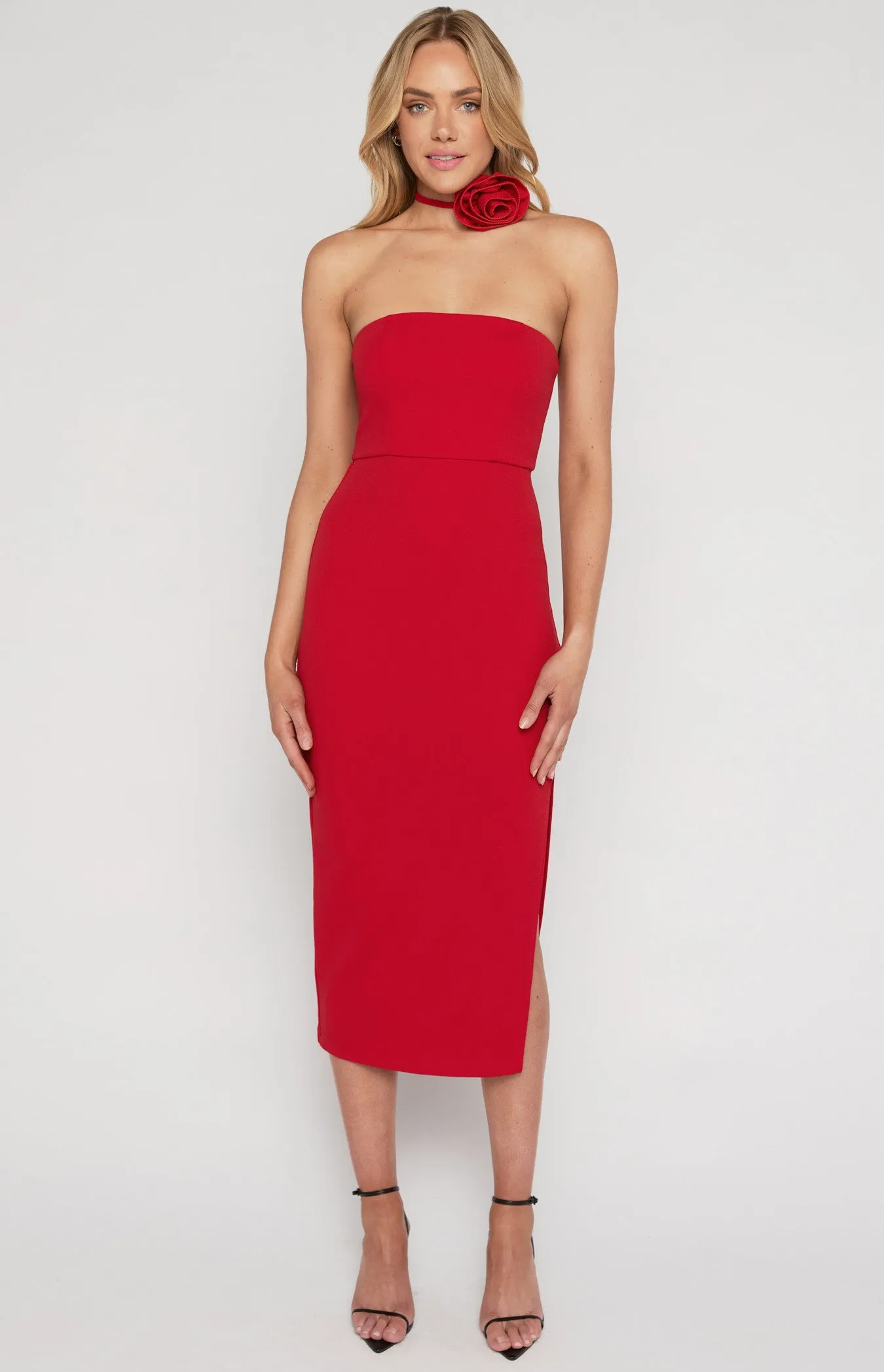 CATHERINE ROSE TIE DRESS
