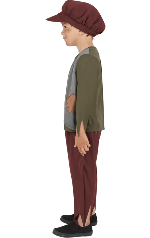 Childrens Poor Victorian Boy Costume