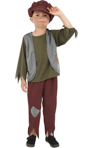 Childrens Poor Victorian Boy Costume
