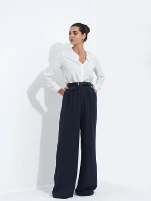 Chinese Collar Button Down Shirt