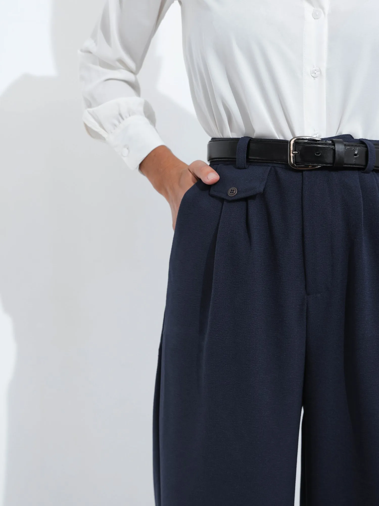 Chinese Collar Button Down Shirt