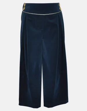 Clara: Forest soft cord culottes