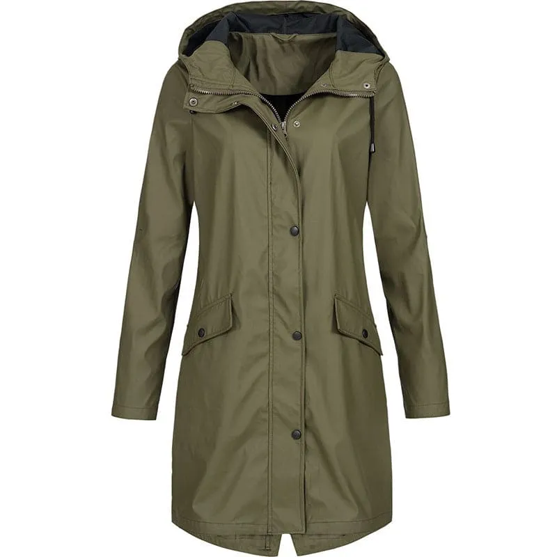 Clémence - Hooded raincoat