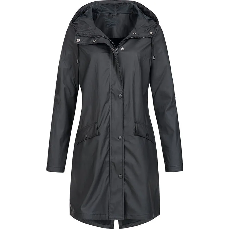Clémence - Hooded raincoat