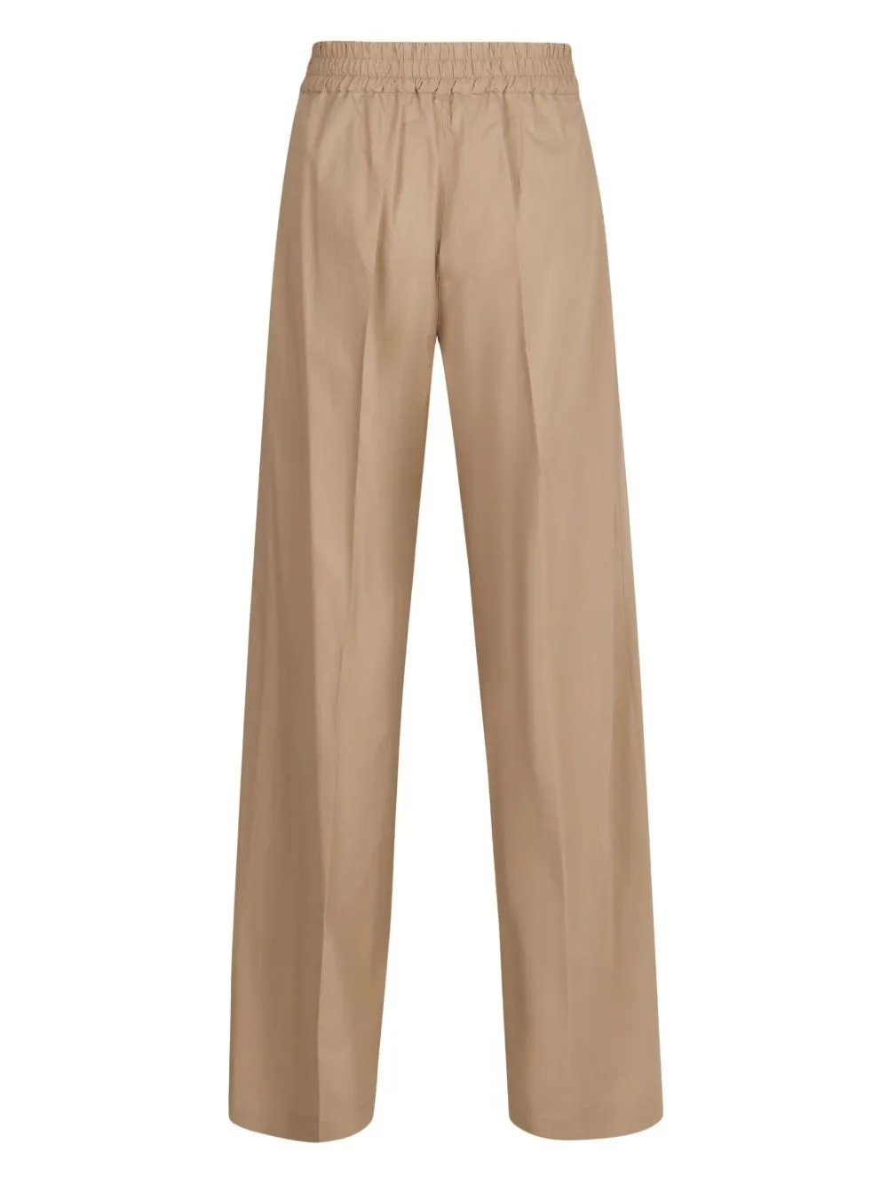 Cotton wide-leg trousers