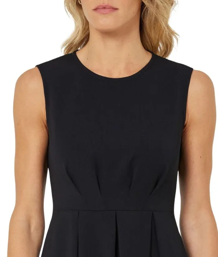 Crepe Stretch Sleeveless Dress