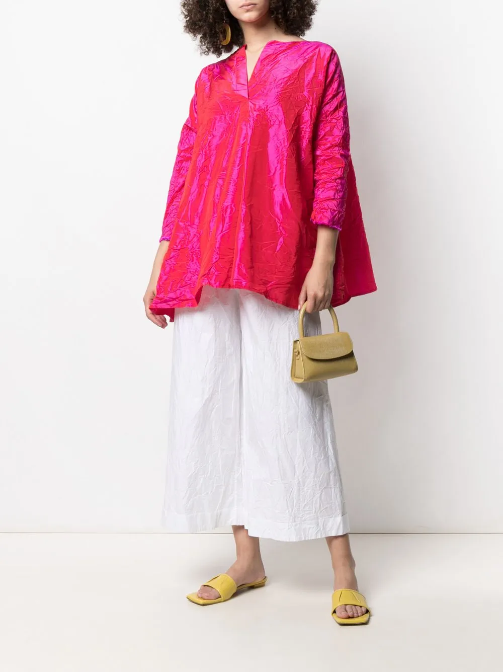Daniela Gregis Cotton Wide Leg Byxor