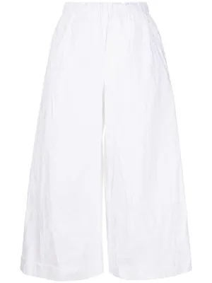 Daniela Gregis Cotton Wide Leg Byxor