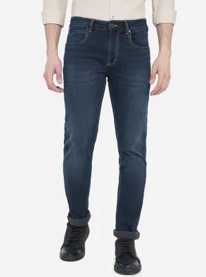 Dark Indigo Washed Slim Fit Jeans | JadeBlue
