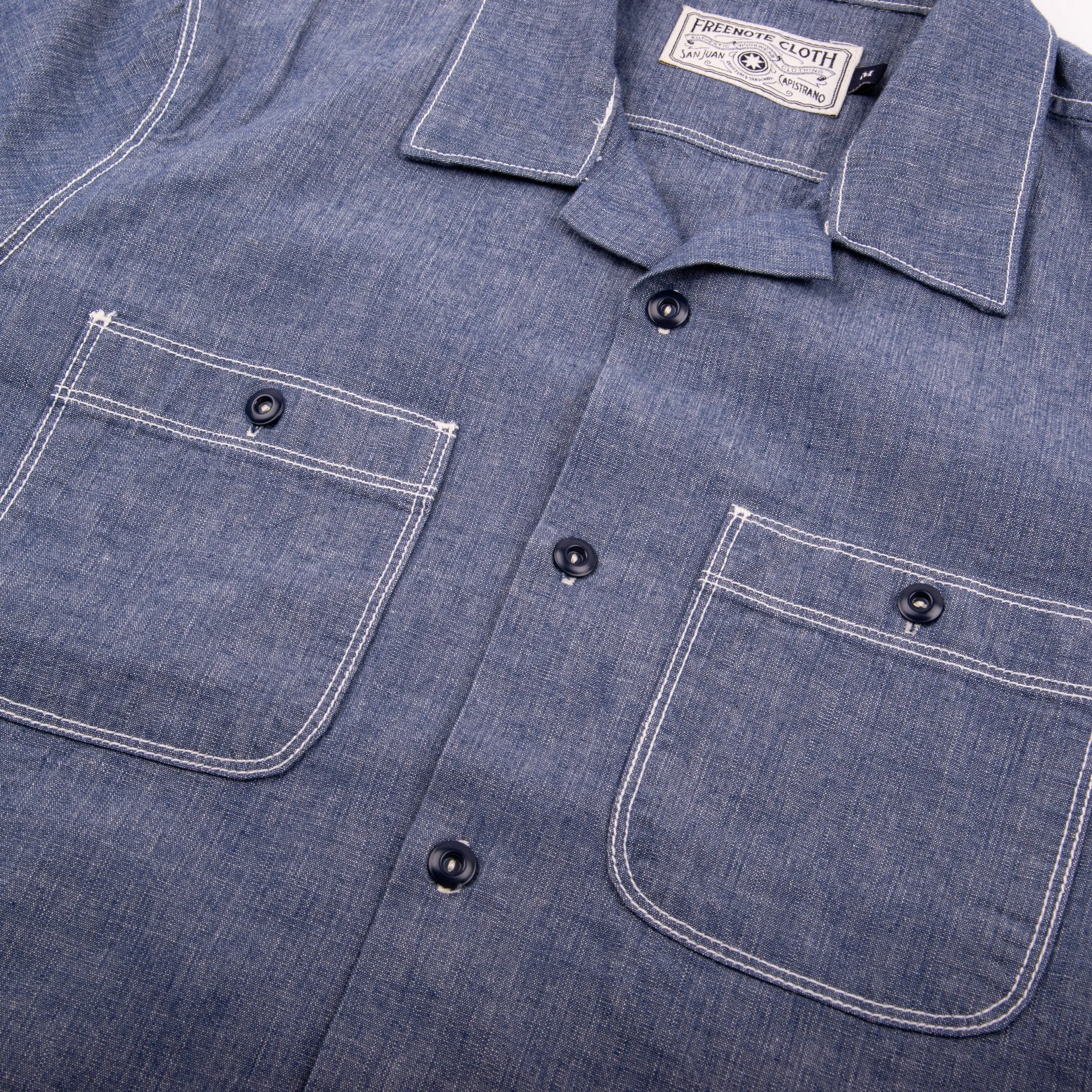 Dayton Chambray Short Sleeve Button Down