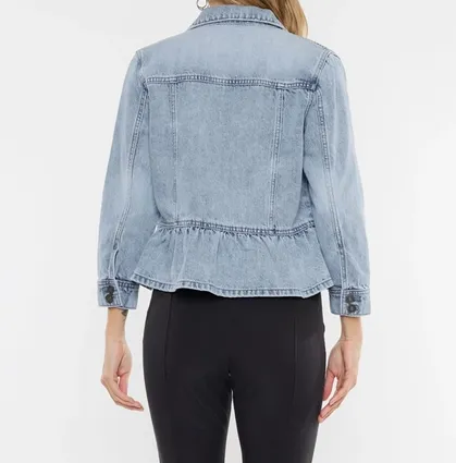 Denim Jacket - Ruffle