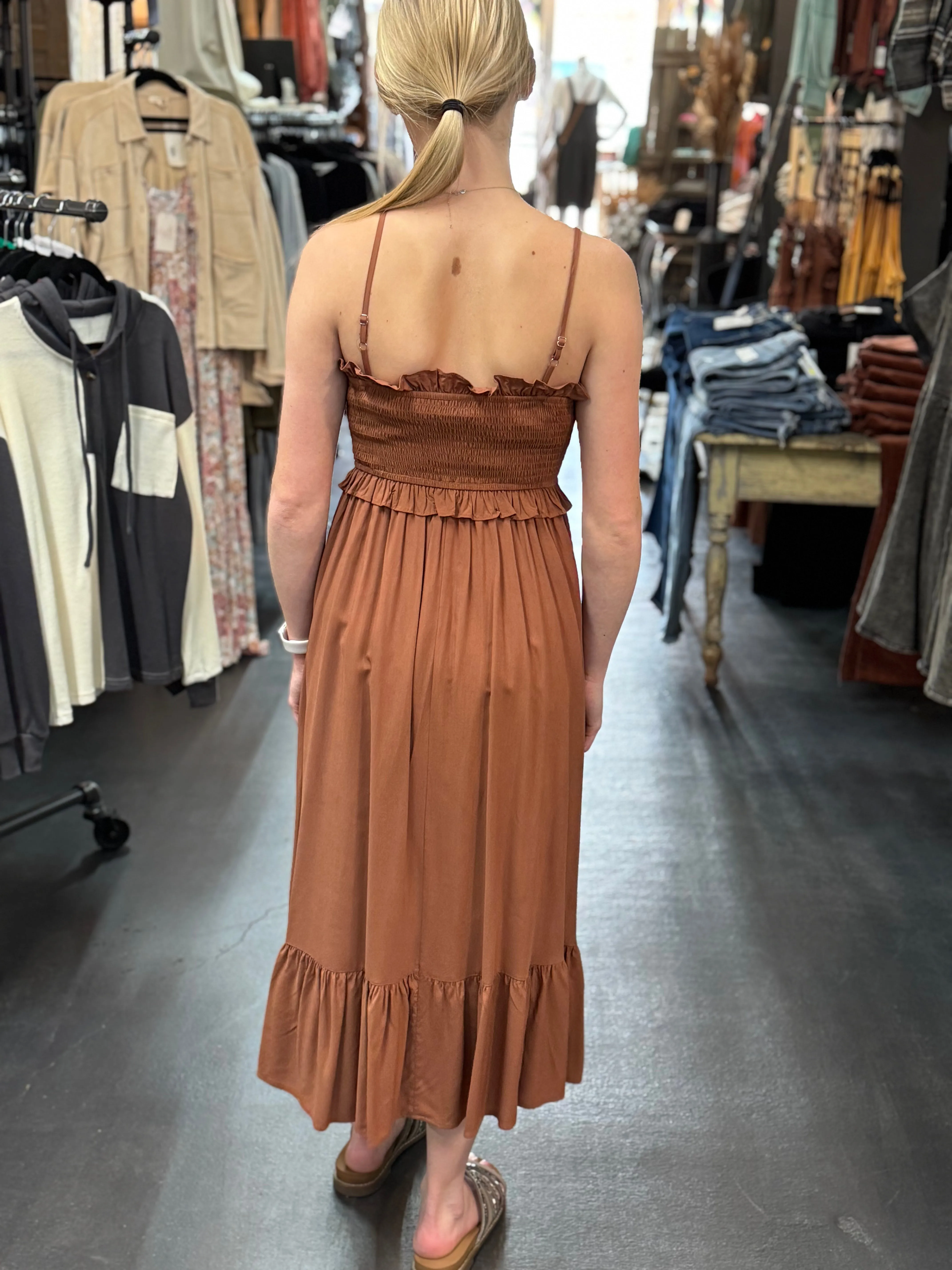 Desert Sand Midi Dress