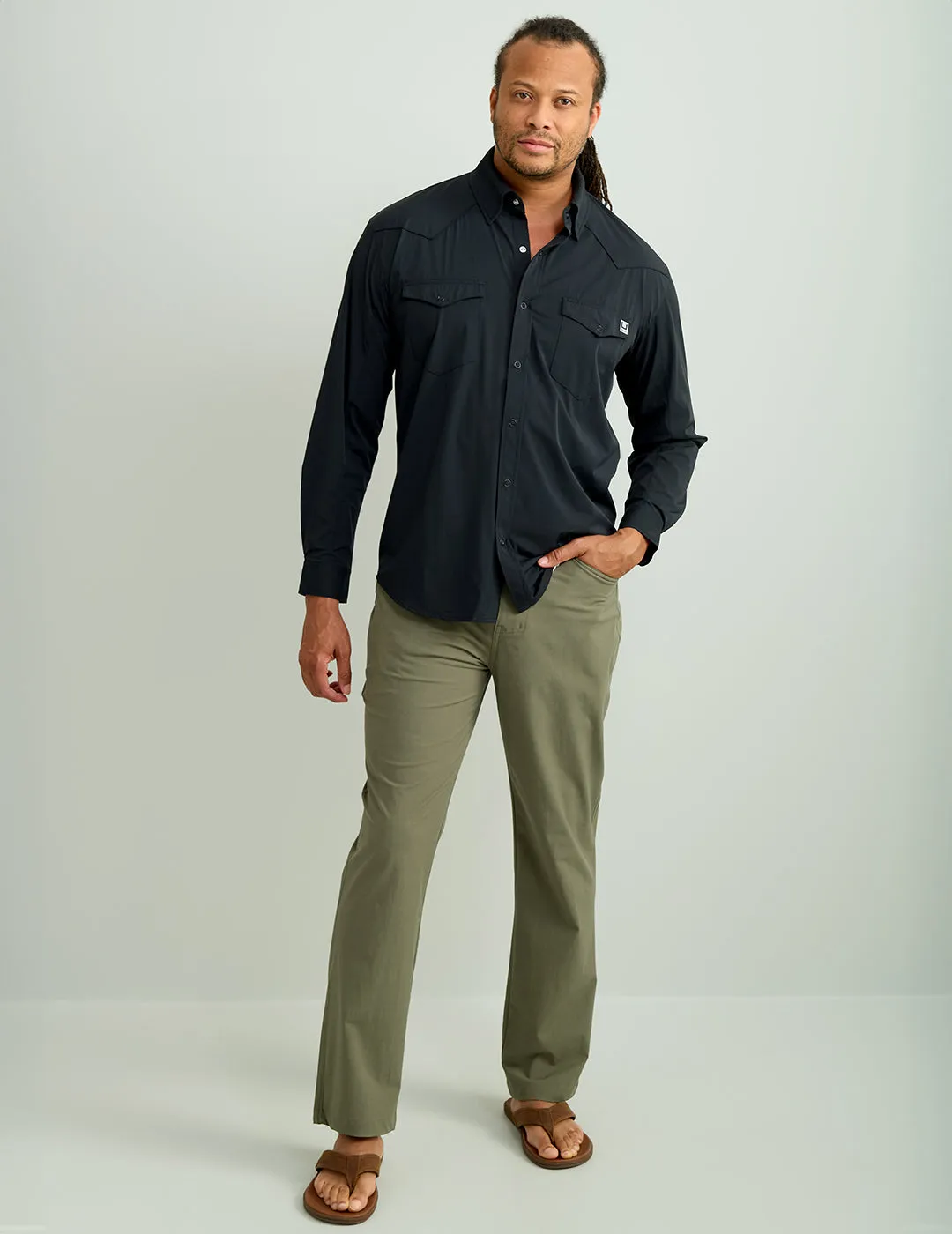 Diamond Back Button-Down