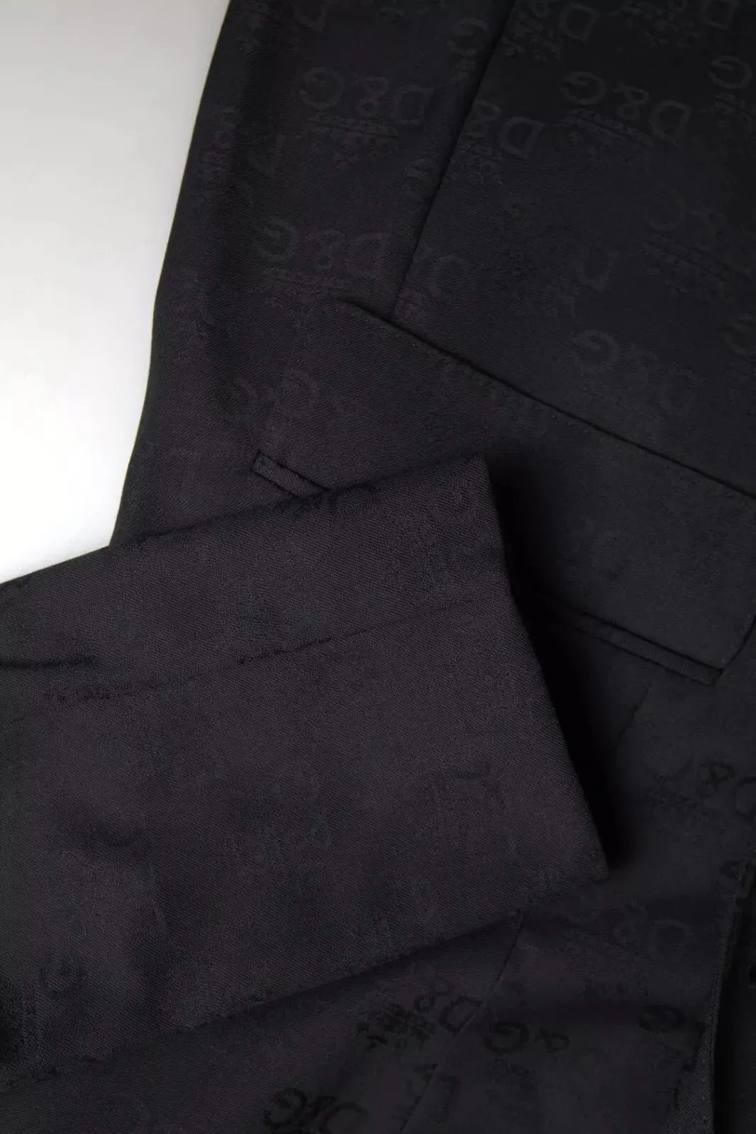 Dolce & Gabbana Black Long Sleeve Coat Blazer Jacket