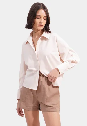 Dolman Sleeves Button Down Top