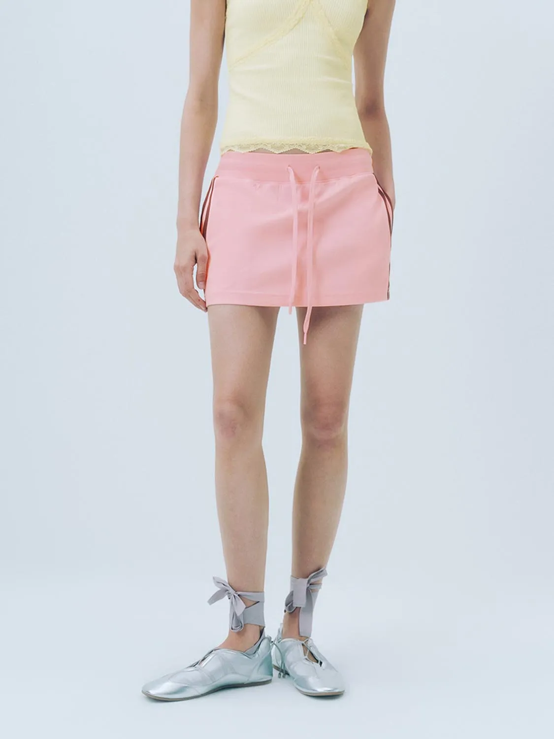 Drawstring Straight Skirts