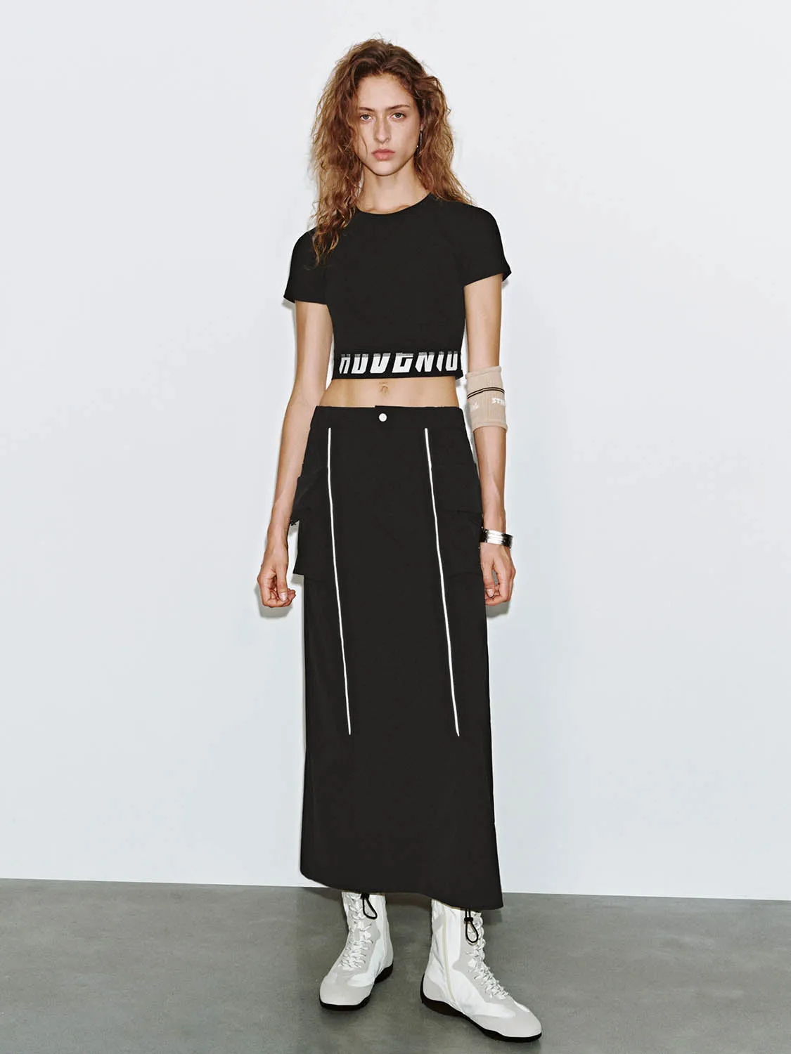 Drawstring Straight Skirts