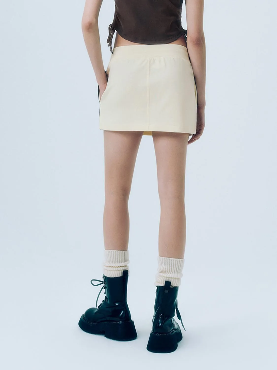 Drawstring Straight Skirts