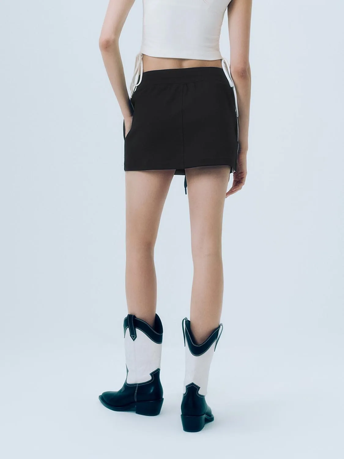Drawstring Straight Skirts