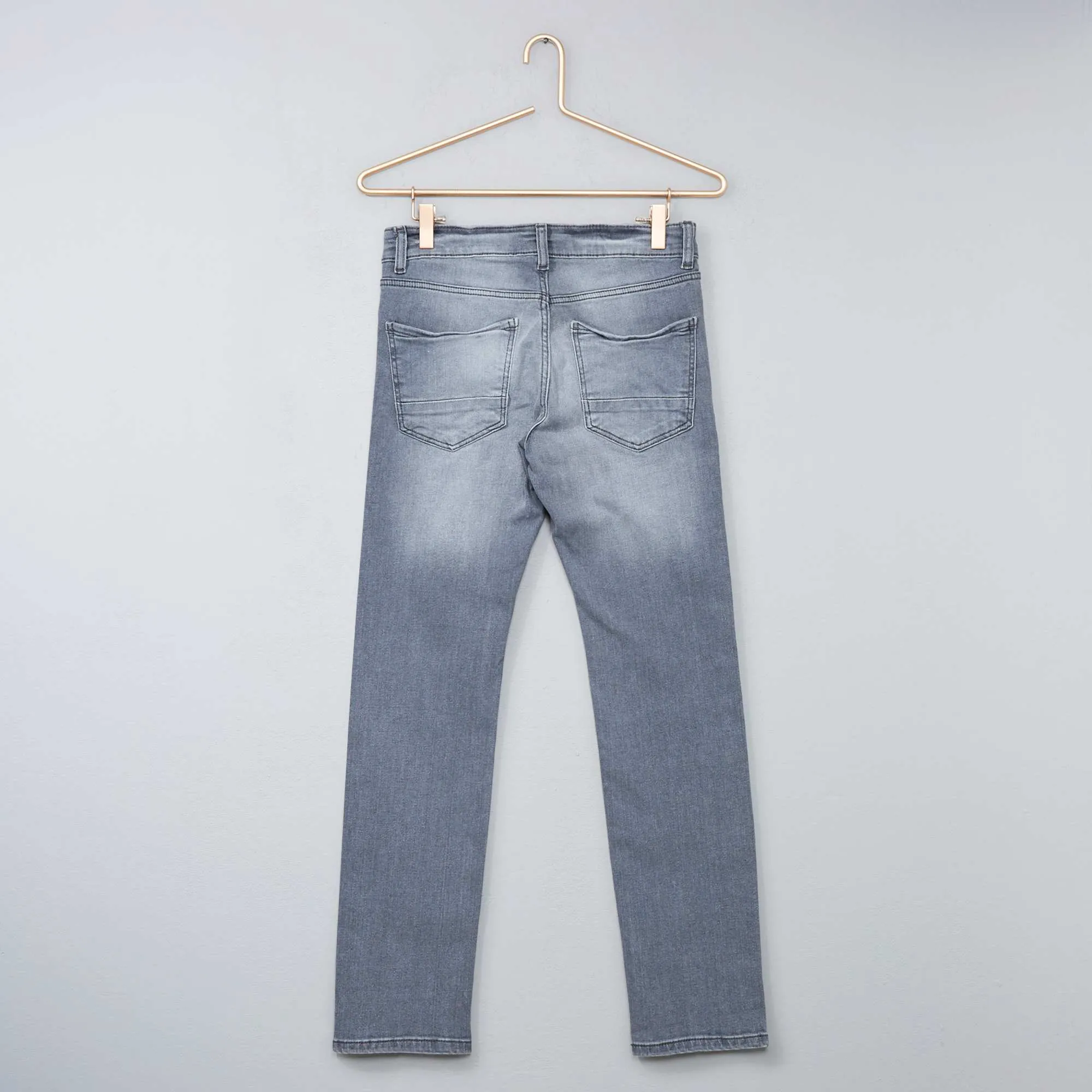 Eco-design slim-fit jeans GREY
