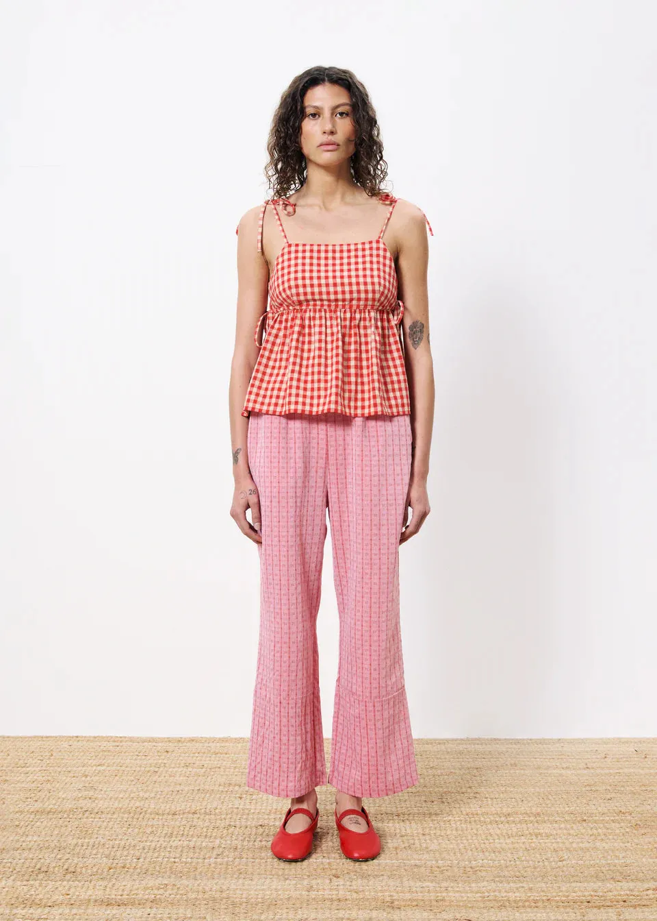 Edvina Trousers - Red