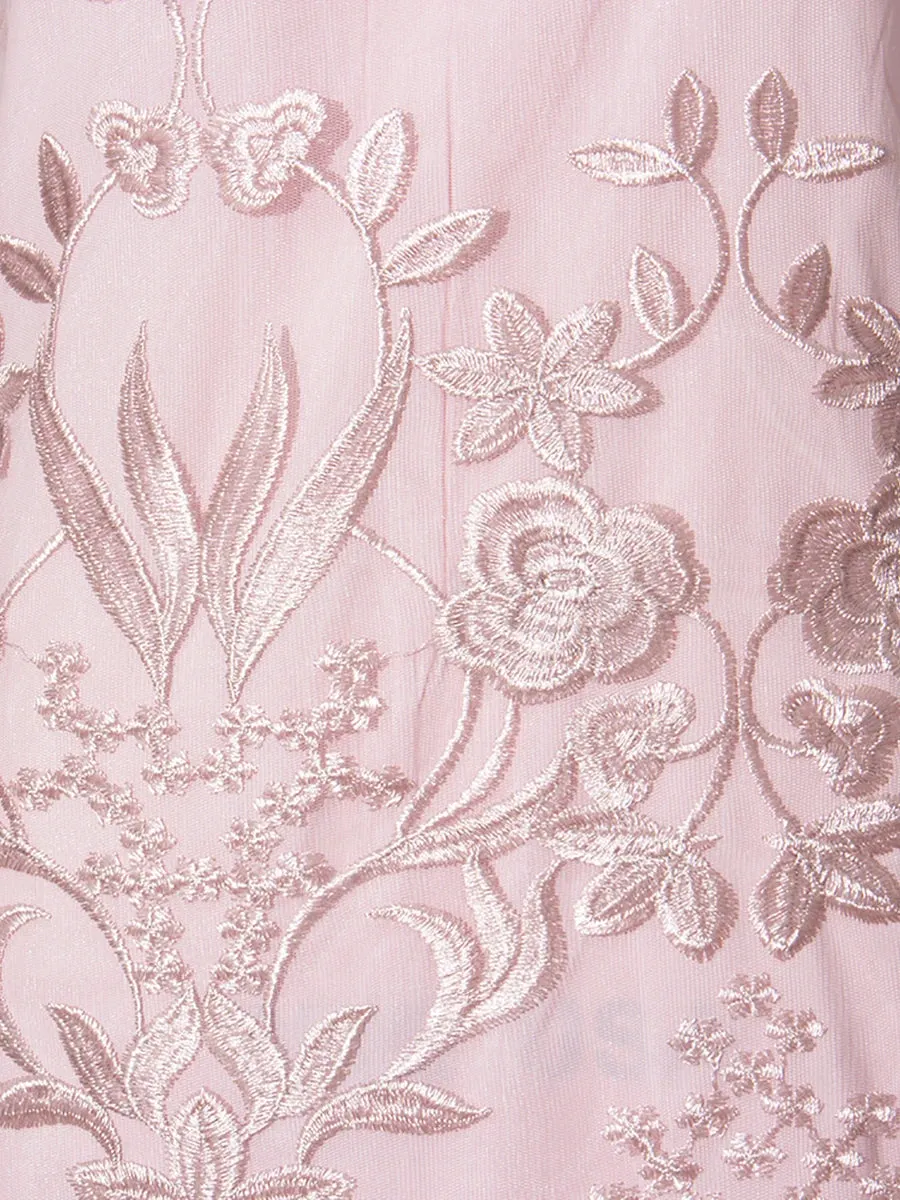 Elegant lace floral dress