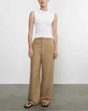 Enza Costa Silk Knit Sleeveless Crew Tank