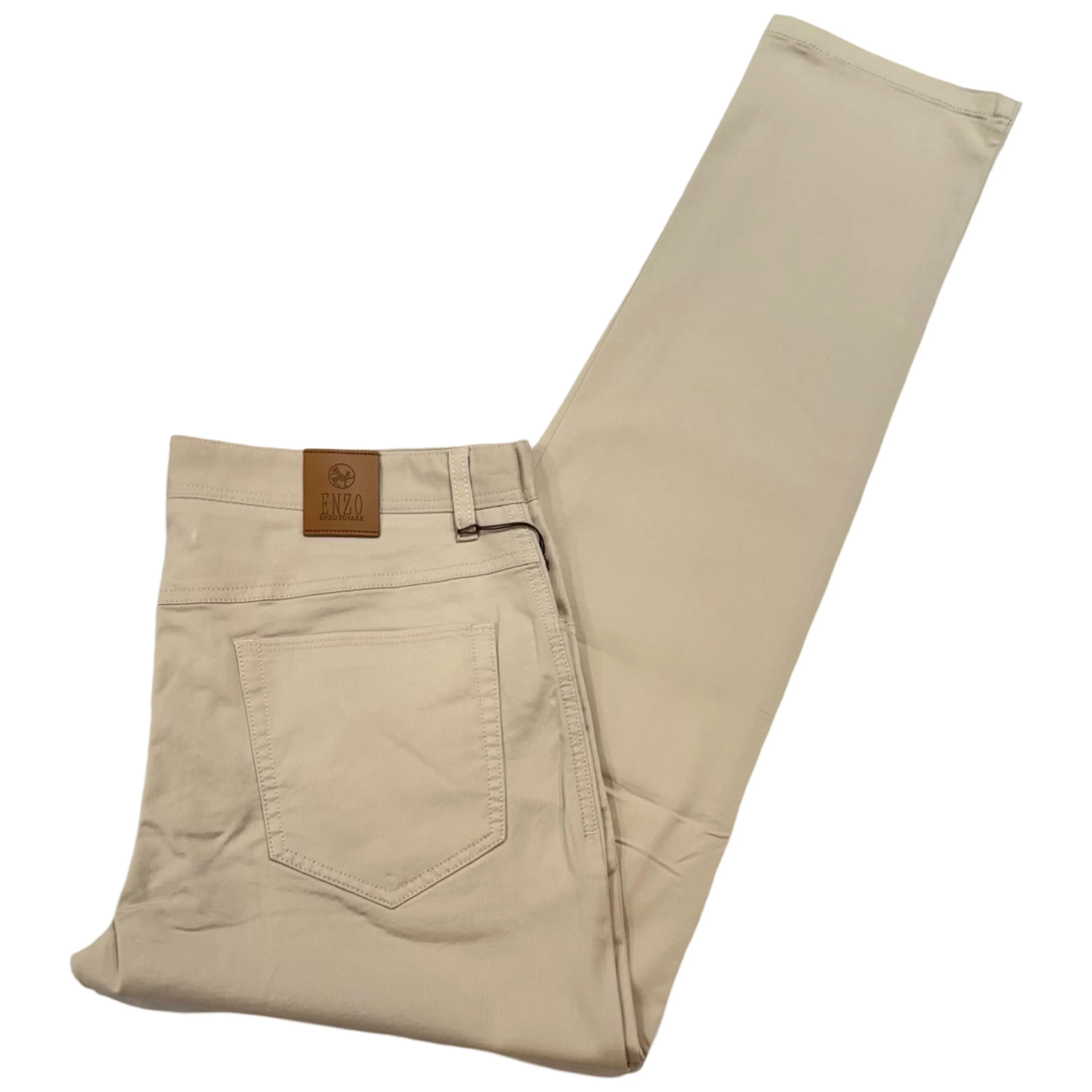 Enzo Alpha-424 Oatmeal High End Pants