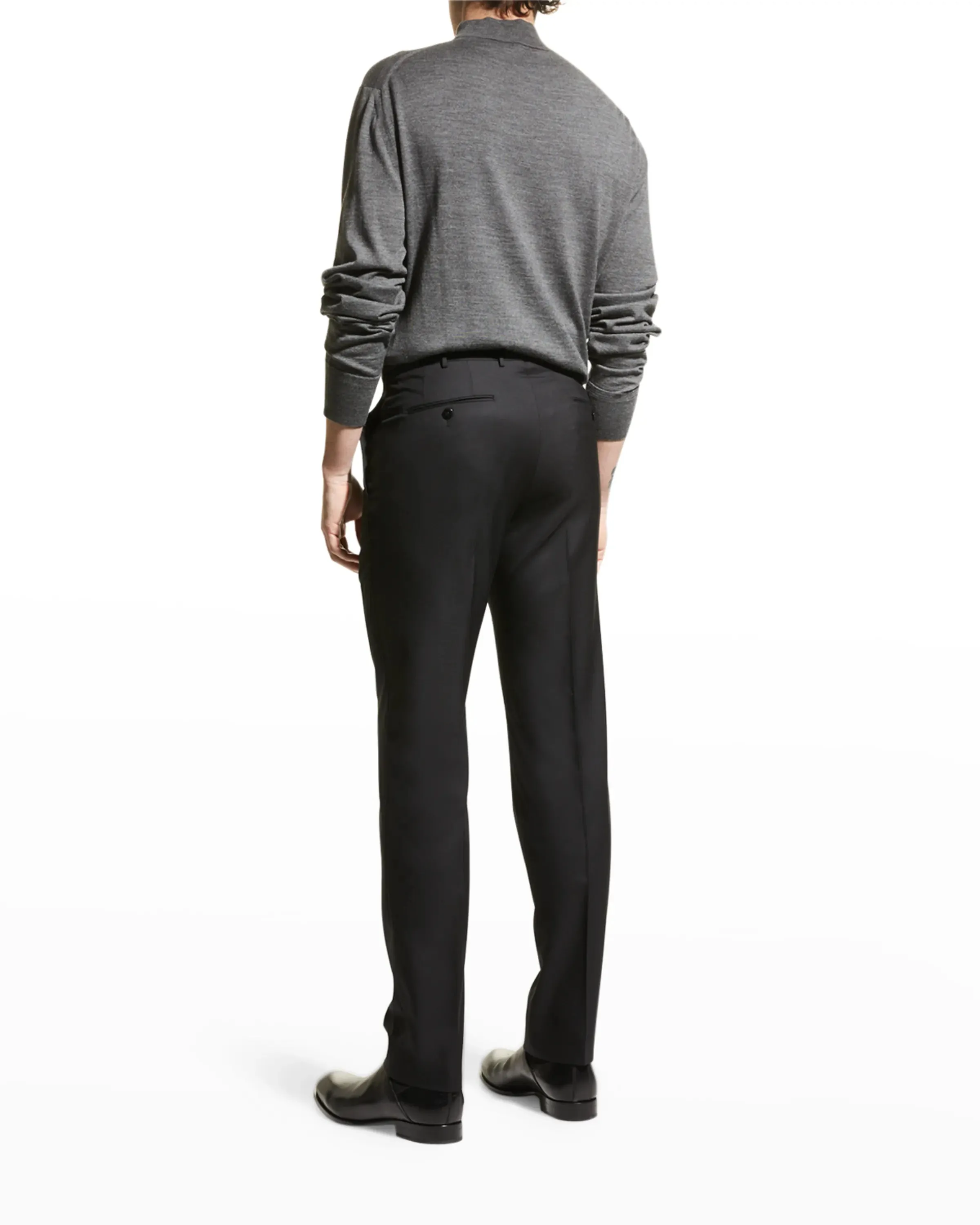 ERMENEGILDO ZEGNA - "NMSBLK MILA" Black Premium Dress Pants - 40W (58EU)