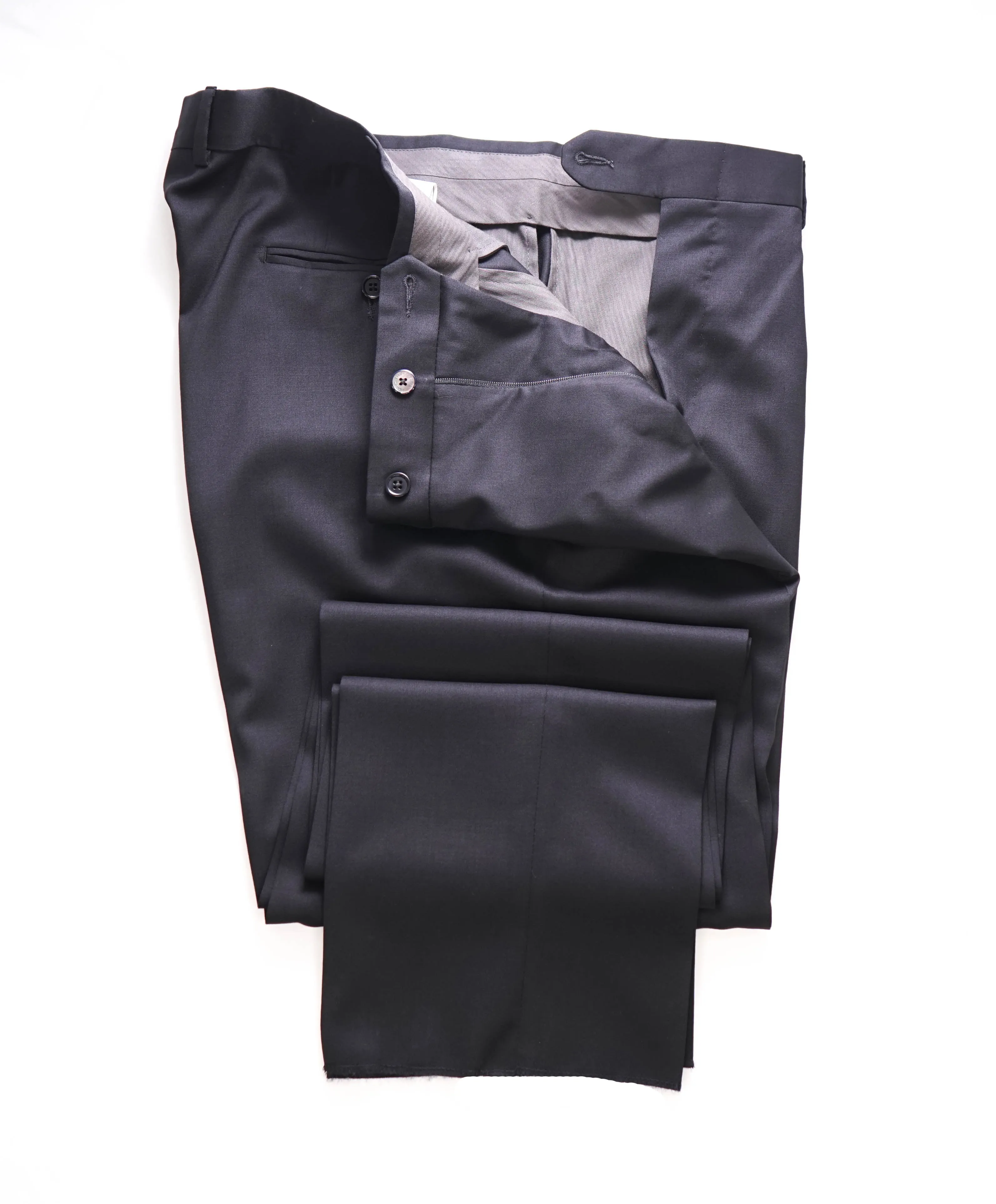 ERMENEGILDO ZEGNA - "NMSBLK MILA" Black Premium Dress Pants - 40W (58EU)