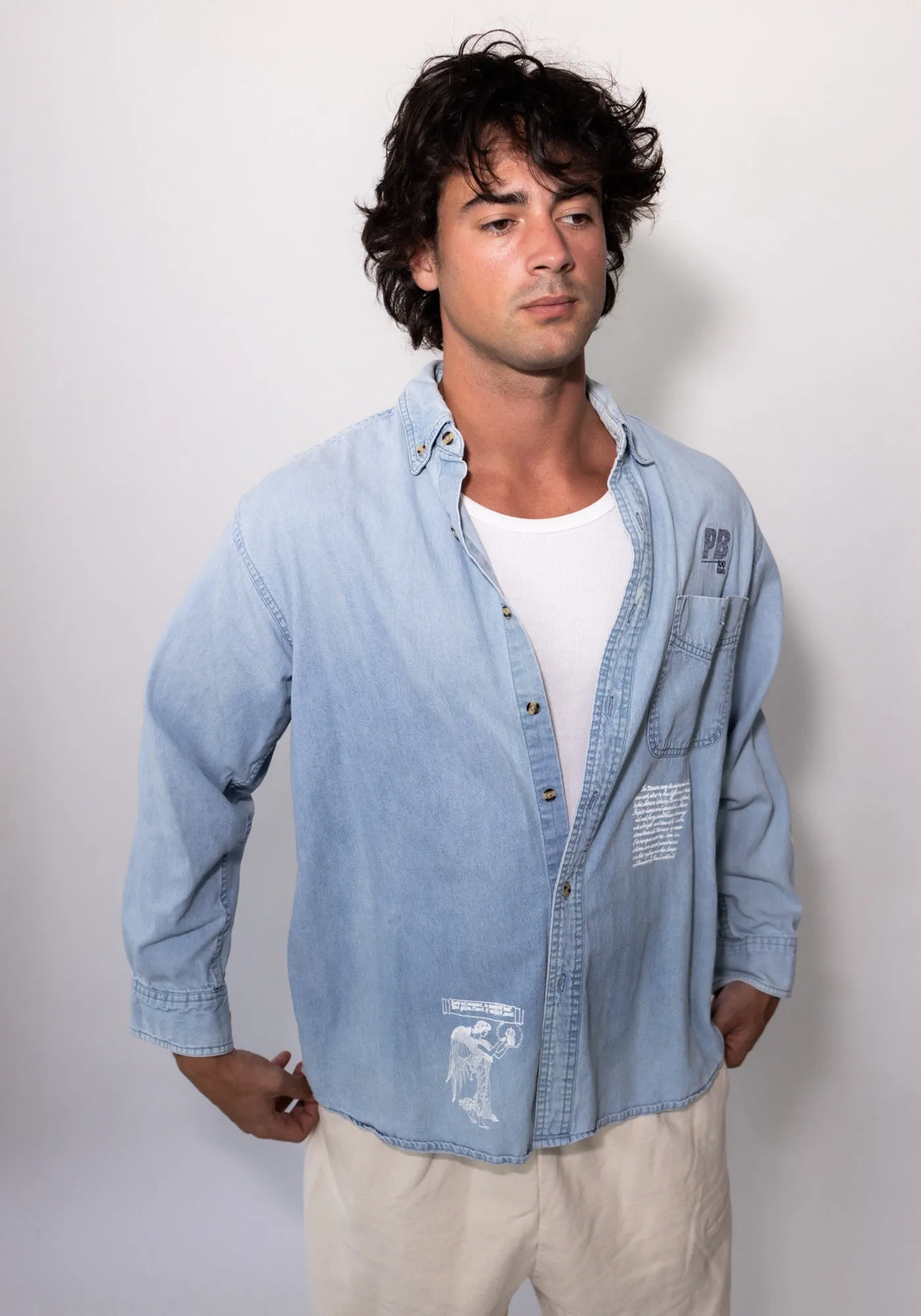 Eugene Denim Button Down