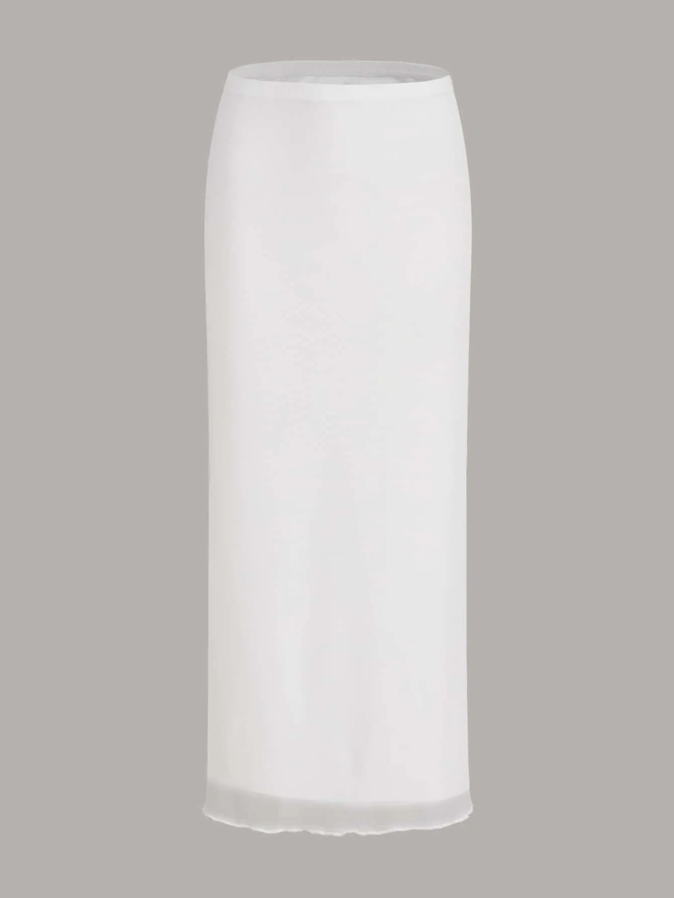 EZwear Summer SkirtLace Hem Solid Skirt