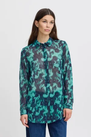Fairlie Top -- Green Blue