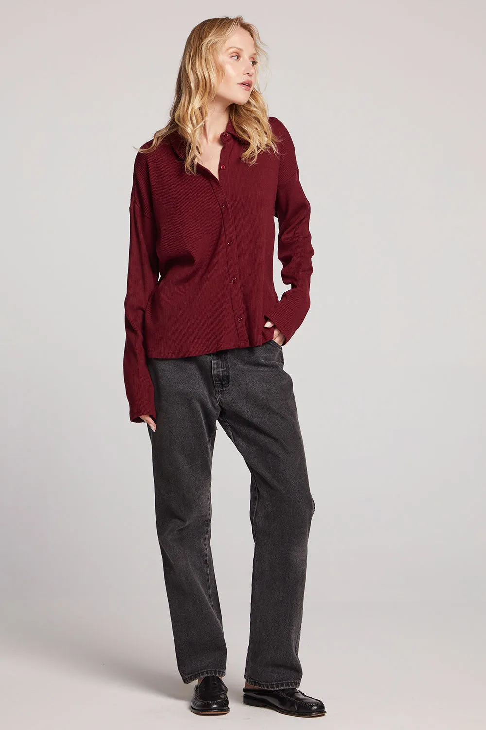 Fenna Fig Button Down